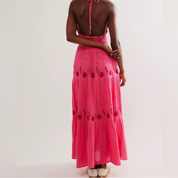 ✨ Free People Real Love Embroidered Maxi Dress ✨ - Picture 6 of 10